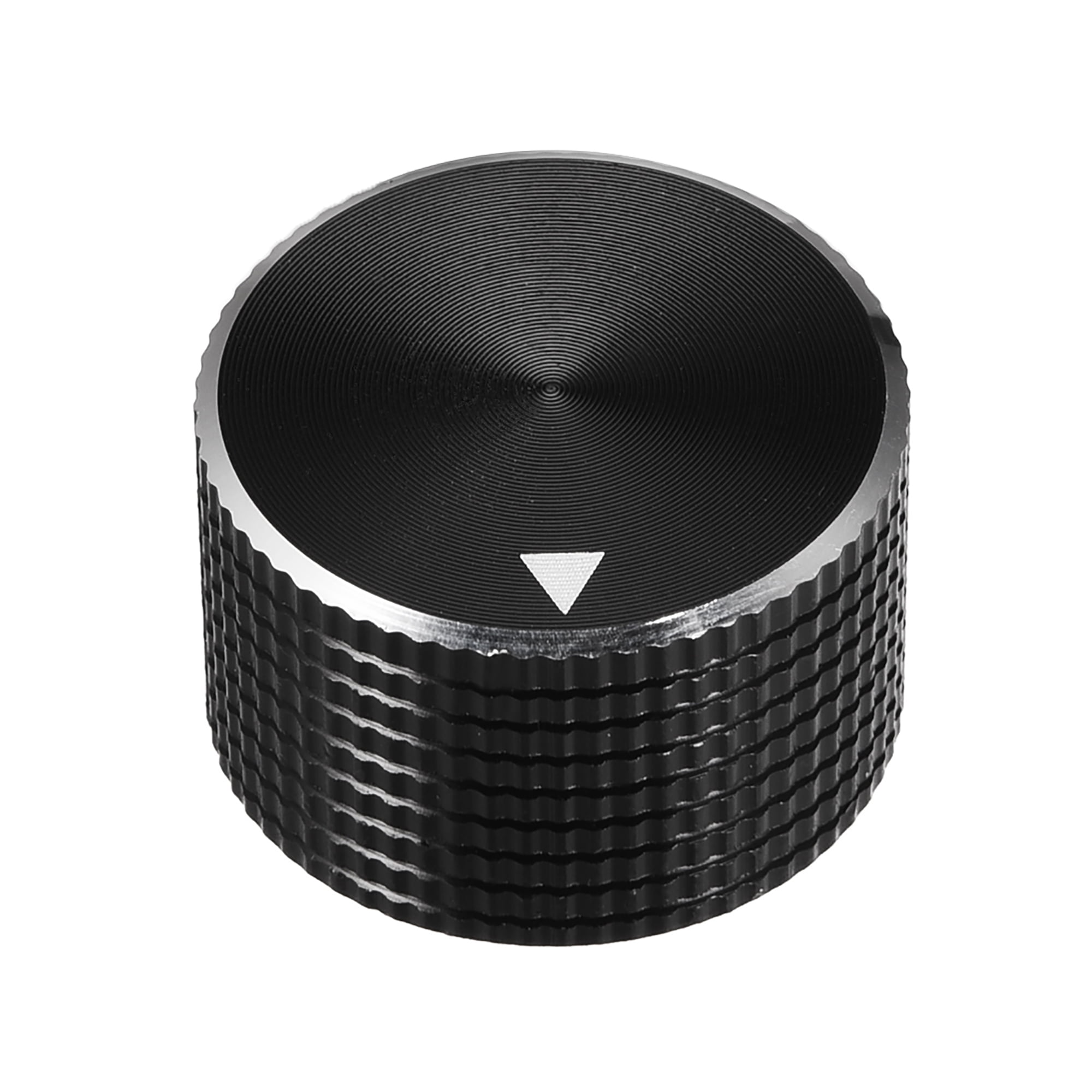 Stereo Knob, 25*6*15.5 mm Aluminium Alloy, Volume Control Knobs, Black
