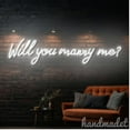 thumbnail image 5 of Handmadetneonsign Will You Marry Me Neon Sign, Quote Wall Art Decor, Wedding Party Wall Decor 65686, 5 of 5