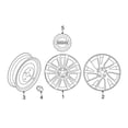 thumbnail image 4 of New Genuine Nissan Aluminum Wheel 403009UF8A / 40300-9UF8A OEM, 4 of 10