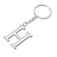 thumbnail image 3 of Uxcell Initial Letter Key Chain Letter H Key Chain Pendant Key Ring Bag Backpack Decor Silver, 3 of 3
