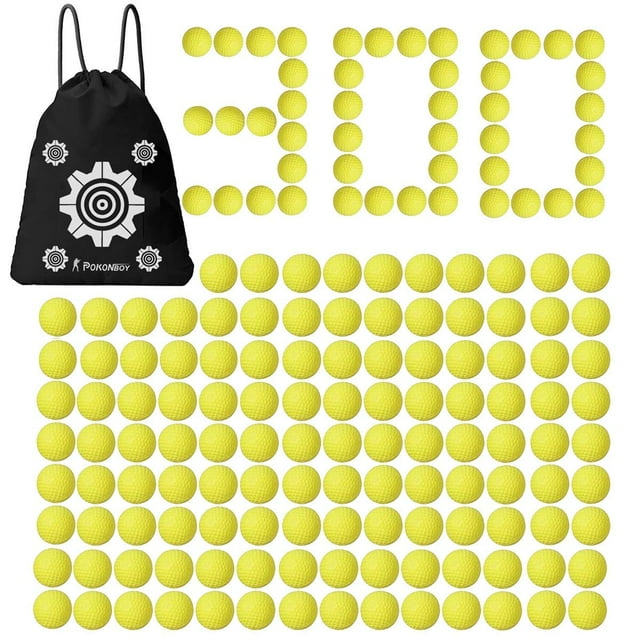Paquete de recarga para pistola Nerf Rival Pokonboy 300 cartuchos con bolsa de almacenamiento