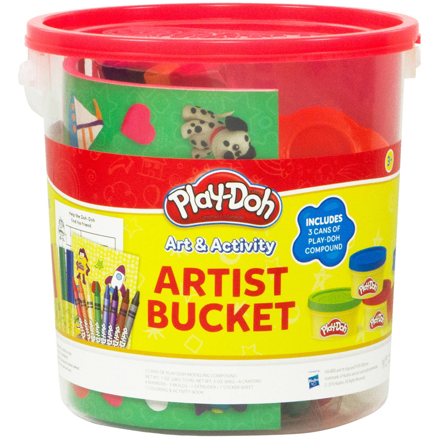 Play doh travel activity pack and play doh large activity bucket