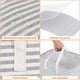 thumbnail image 5 of Cesto para Ropa| Cesto de Ropa Grande Plegable e Impermeable con Asas Extensibles | Se Mantiene en Pie y es Fácil de Transportar | para Ropa, Toallas y Juguetes, Gris, 80L, 3 paquetes, 5 of 8
