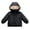 Black, variant on Girls Puff Jackets with Hood Thick Full Zip Fleece Lined Warm Casual Long Sleeve Kids Winter Coats Black 8