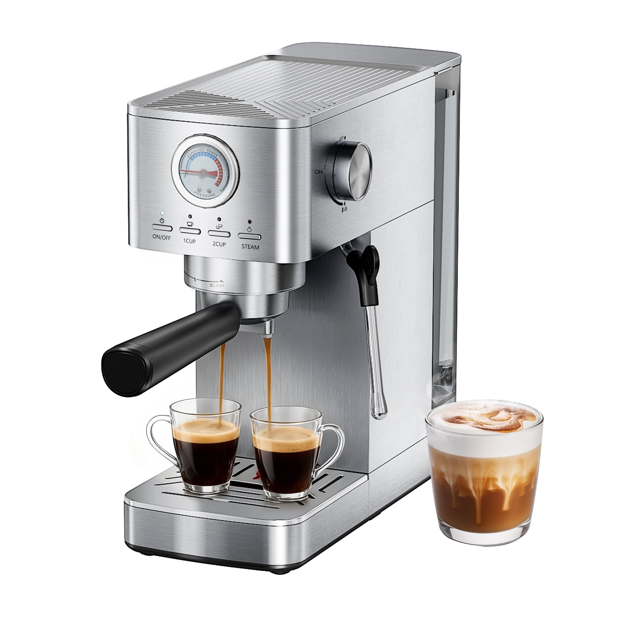 Breville BES500BSS Bambino Plus Espresso Machine (Brushed