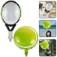 thumbnail image 1 of Minkissy Tennis Ball Shape Tennis Racket Shape Green Sports Themed Balloons 1Set For Birthday Celebrations, 1 of 4