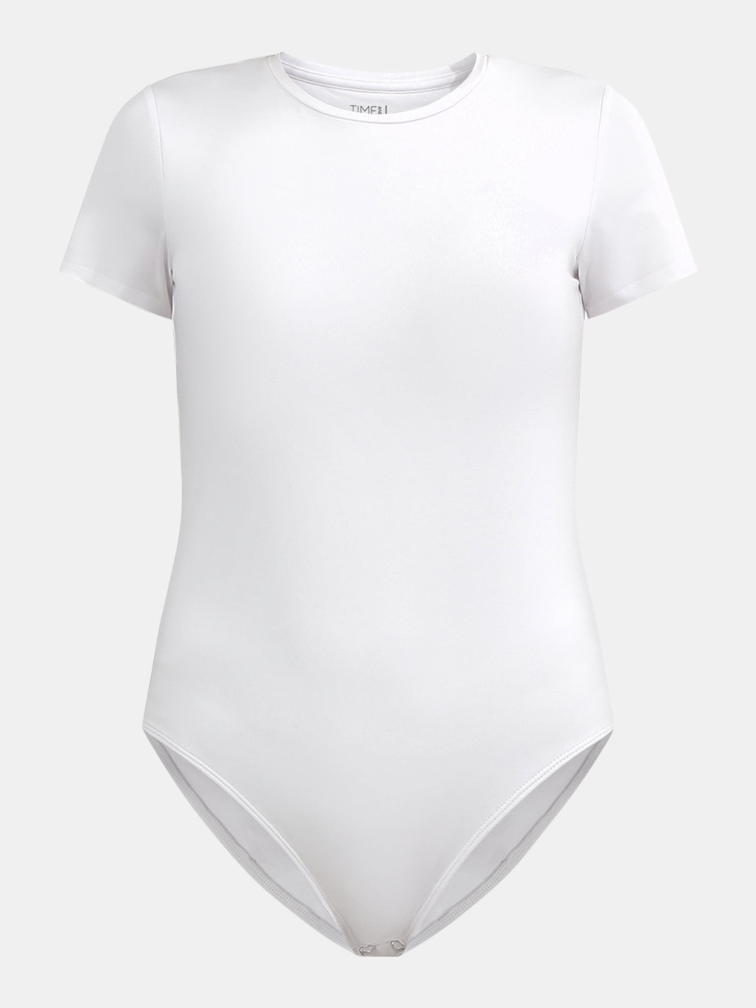Time and Tru Women's Smoothing Bodysuit with Short Sleeves, Sizes XS-XXXL