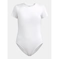 thumbnail image 5 of Time and Tru Women's Smoothing Bodysuit with Short Sleeves, Sizes XS-XXXL, 5 of 5