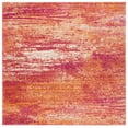 thumbnail image 2 of SAFAVIEH Evoke Frosina Abstract Area Rug, Ivory/Orange, 6'7" x 6'7" Square, 2 of 12