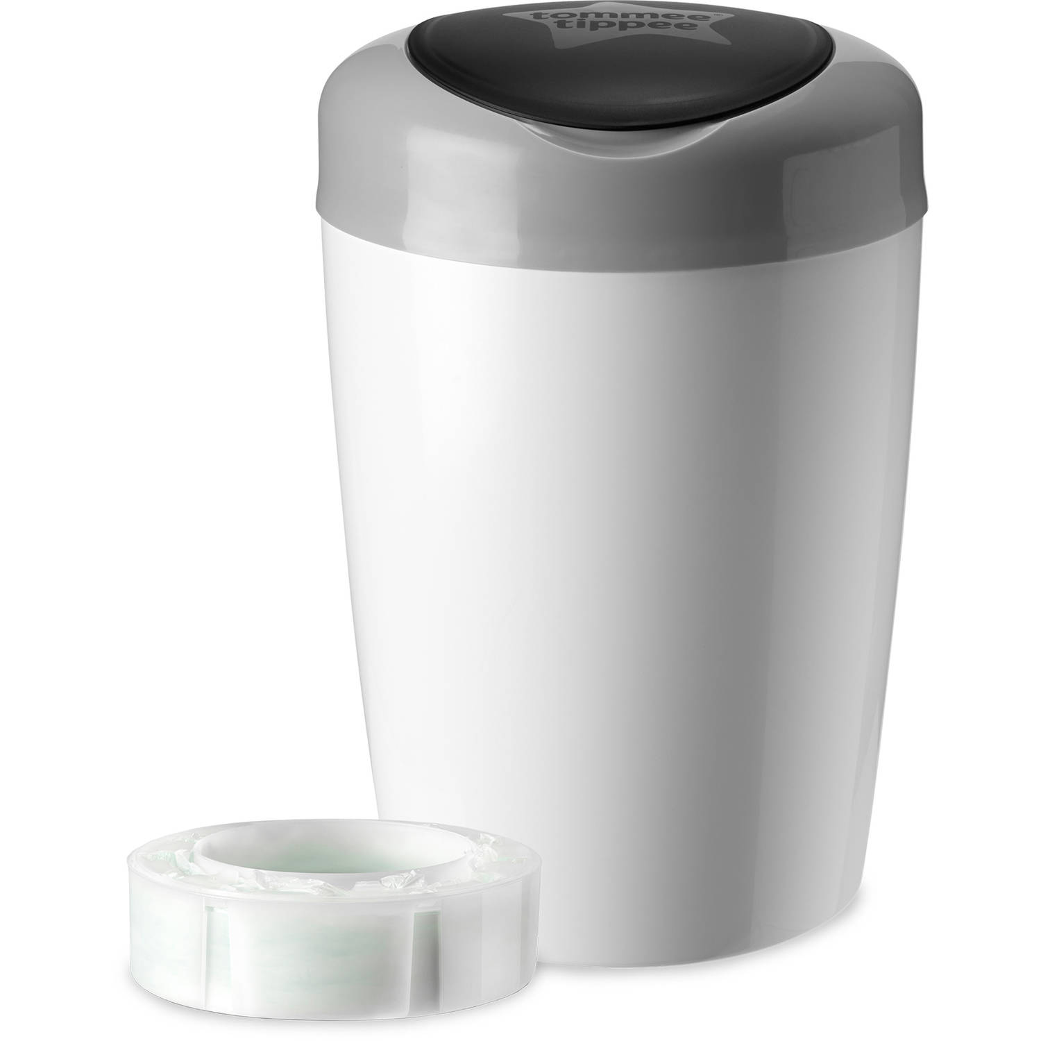 Tommee Tippee Simplee Diaper Pail 1pk Cassette Gray Walmart Tommee Tippee Simplee Diaper Pail 1pk Cassette Gray Walmart