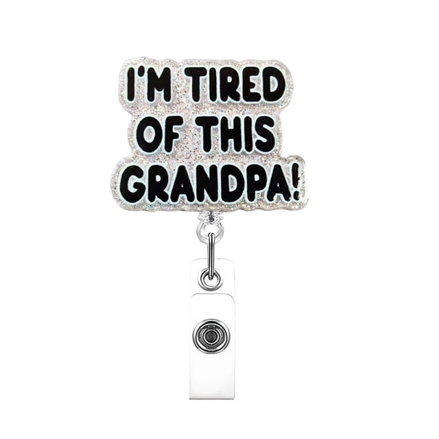 Hyknon Home Decor Automatic Retractable Badge Clip Party Favors for Holiday Office Living Room Decoration