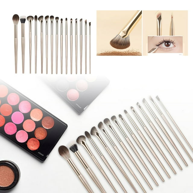 (2 Pack) Beauty Tools Makeup Brush Set Stylish Brushes for Complete Makeup Kit Ideal for Any Occasion for All Skin Types