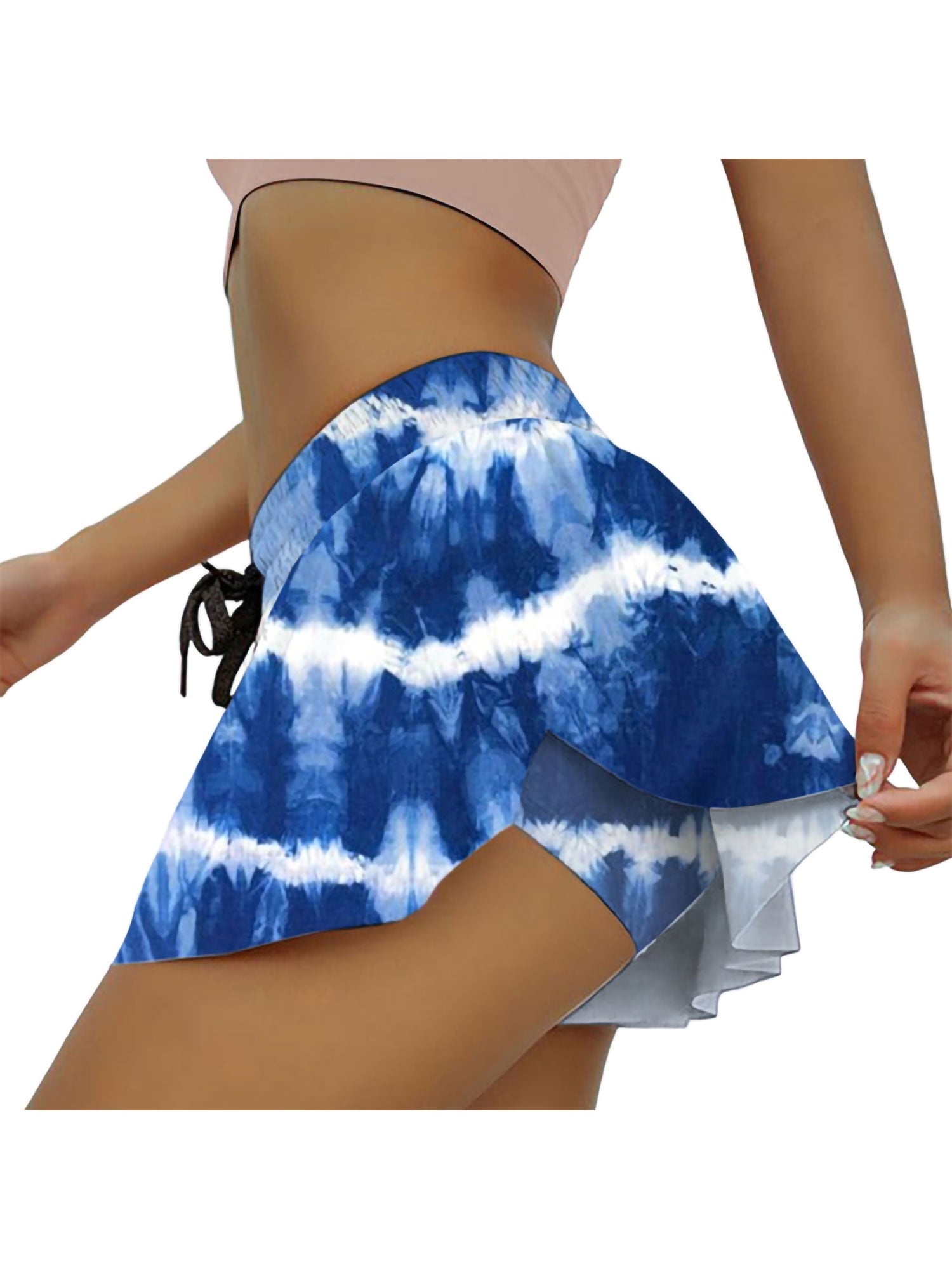 drawstring skater skirt
