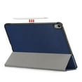 thumbnail image 4 of EpicGadget Case for iPad Air 5 10.9" (5th Generation, 2022) Smart Cover Auto Sleep/Wake Tri-Fold Stand Folio Case + 2PCS Tempered Glass Screen Protector for Apple iPad Air 2022 10.9-inch (Navy Blue), 4 of 5