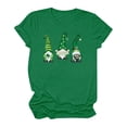 thumbnail image 4 of T-Shirt de la Saint-Patrick pour Femmes Mode Saint-Patrick Imprimé Col Rond Manches Courtes T-Shirt Décontracté Haut T-Shirts de la Saint-Patrick pour Femmes, 4 of 4