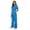 Blue, variant on Women'S Scrubs Easy Care Uniforms Navy Blue Womens Scrub Pants Cozy Fit Nurse Sweatshirt Pants Set