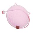 thumbnail image 4 of Cotton Thread Cat Mat, Cartoon Hand Woven Cat Scratch Proof Cat Scratcher Pad with Ball Premium Cotton Thread Material Comfortable Sleeping Mat for Sleeping Resting, 4 of 8