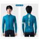thumbnail image 3 of INBIKE - Maillot de ciclismo de manga larga para hombre, de forro polar de invierno, térmico, para ciclismo de carretera, con cremallera completa y 3 bolsillos, para MTB, 3 of 5