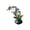 B-Purple, variant on Artificial Phalaenopsis Orchid Potted Plant, Silk Flower Bonsai For Living Room Decor, No Water Faux Green Tabletop Accent For Home Office
