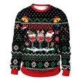 thumbnail image 1 of Sudadera Unisex Ugly Christmas Graphic Manga Larga, 1 of 5