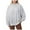 Grey, variant on larppty Oversized Mock Neck Sweatshirt for Women – Long Sleeve Casual Pullover Sweatshirt With Pockets Fall Fashion (Grey, XXL)