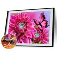 thumbnail image 2 of Wdftyju Pintura de diamantes redondos de la serie de flores y mariposas de bricolaje Wdftyju 5sy8am3du3vx0yz4, 2 of 9
