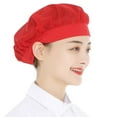 thumbnail image 4 of Yesbay Chef Hat Kitchen Hat Hotel Restaurant Cook Cap Good Breathability Hollow Mesh Waiter Chef Work Cap Workshop Factory Hat, 4 of 7