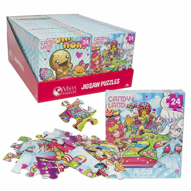 ジグソーパズル CANDY LAND Hasbro MB Candy Land 24 Piece Jigsaw Puzzle for sale online