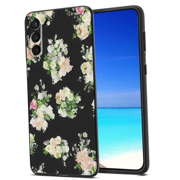 Compatible with Samsung Galaxy S22 Phone Case, Floral-281 Case Silicone Protective for Teen Girl Boy Case for Samsung Galaxy S22