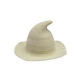 thumbnail image 1 of Faithtur Adult/Kids Hat Creative Spire Design Witch Hat Exquisite Solid Color Funny Halloween Cosplay Hat, 1 of 1