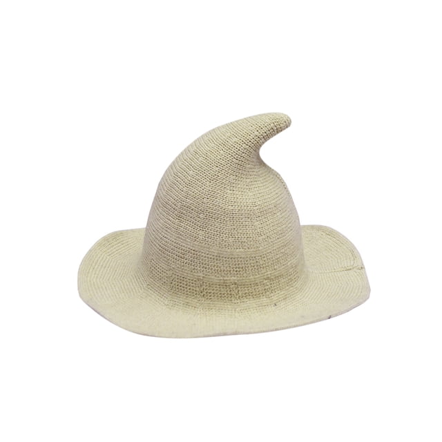 Faithtur Adult/Kids Hat Creative Spire Design Witch Hat Exquisite Solid Color Funny Halloween Cosplay Hat