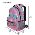 thumbnail image 4 of DIXRUYEE Backpack Schoolbag Playful Geckoes Pattern 15L/18L 2-SIZE, 4 of 8