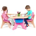 thumbnail image 1 of Gymax Ensemble de Table et Chaises pour Enfants en Plastique 3 Pcs Mobilier de Jeu, 1 of 10