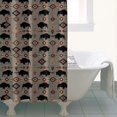 thumbnail image 4 of Gray Buffalo Geometric Pattern Shower Curtain 36"x72" ,Bathroom Decorative Shower Curtains Set with 12 Hooks,Modern Waterproof Washable Shower Curtain, 4 of 6