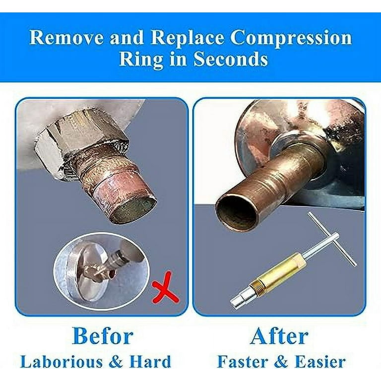 MILMUMU 1 2 Inch Compression Sleeve Puller Plumbing Repair Tool for Nut Ferrule Removal Walmart