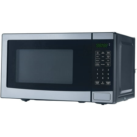 Mainstays 0.7 Cu. Ft. 700W Stainless Steel Microwave with 10 Power (Best Microwave To Purchase)