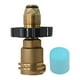 thumbnail image 1 of El adaptador del tanque convierte el adaptador de manguera de propano, parrillas de Gas duraderas de latón, fácil instalación 89mm x 51mm Zulema El adaptador del tanque se convierte, 1 of 8