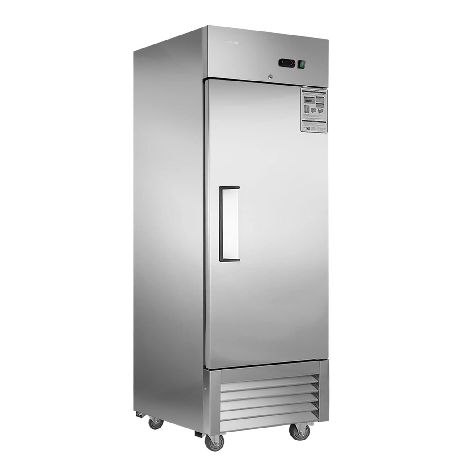 JINSONG 27" Commercial Refrigerator with Single Solid Door, 23 cu.ft