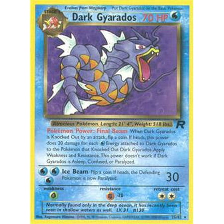 Pokemon Team Rocket Dark Gyarados #25 (Best Dark Pokemon Team)