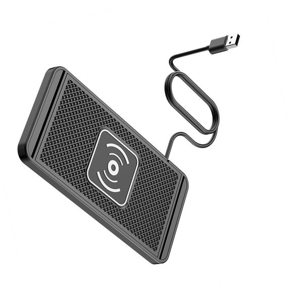 Car Wireless Charger for Storage Drawer Upgrades Space, Easy Installation, Silicone Material, Wireless Charging