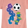 thumbnail image 3 of Disney - Toy Story - Goal Aliens - Toddler & Youth Girls Short Sleeve Graphic T-Shirt, 3 of 5