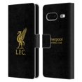 thumbnail image 1 of Head Case Designs Officially Licensed Liverpool Football Club Liver Bird Gold Logo On Black Leather Book Wallet Case Cover Compatible with Google Pixel 7, 1 of 6