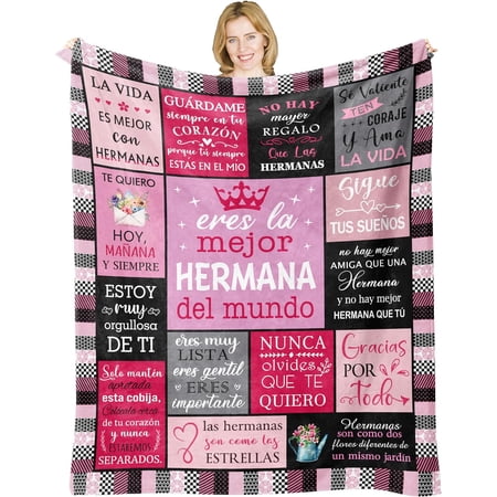 JUSHID Pubrave Hija Gifts, Regalo para Hija, Birthday Gifts for Spanish Daughter, Regalo para Mi Hija, Regalo Hija Cumpleanos, Menta para Hija De Mama Papa, Daughter Gift Blanket 50"x60"
