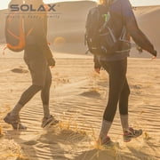 SOLAX Mens Merino Wool Hiking Socks Outdoor Full Cushion Warm Trail Crew Socks 2 Pairs (LG DK. Grey166)