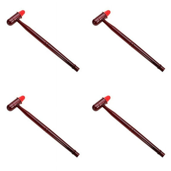 4X Wooden Massage Hammer Stress Relax Massage Device Knocking Hammer