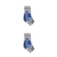 thumbnail image 2 of Toystoory Protector de tobillo que absorbe la humedad Resistencia al impacto Protección deportiva Cómodo soporte de tobillo para hombres Gris L Gris l 2Conjunto, 2 of 6