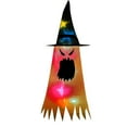 thumbnail image 2 of Glowing Ghost Witch Hat, Halloween Ghost Decoration with Lights String, Holloween Hanging Decor, Light-Up Decoration Accessory for Outdoor, Party, Yard, Garden, Tree, 2 of 5