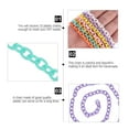 thumbnail image 6 of Dytern Jewelry Making 10Pcs Plastic Curb Chains Jewelry Making Chain Supplies for DIY (Random Style), 6 of 11