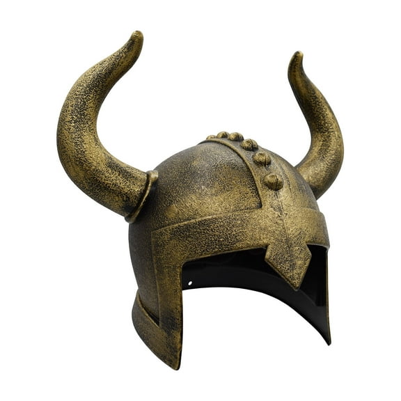 Nicky Bigs Novelties Kids Medieval Barbarian Helmet Horns Viking Horned Halloween Costume Accessory