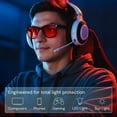 thumbnail image 2 of Gafas Gaming livho con bloqueo de luz azul-verde y lentes rojos, 2 of 8
